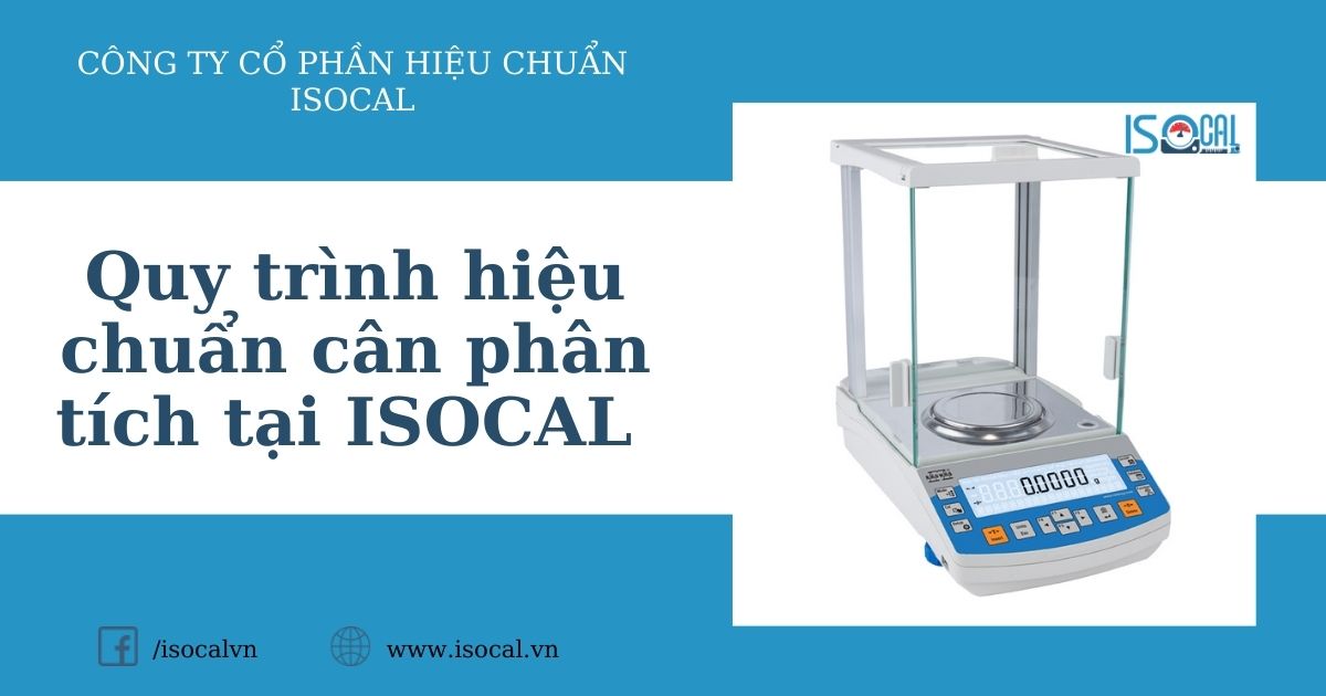 Hiệu chuẩn cân phân tích tại ISOCAL